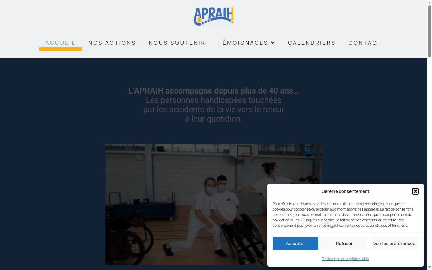 Screenshot tal-banner tal-kunsens muri qabel kwalunkwe interazzjoni
