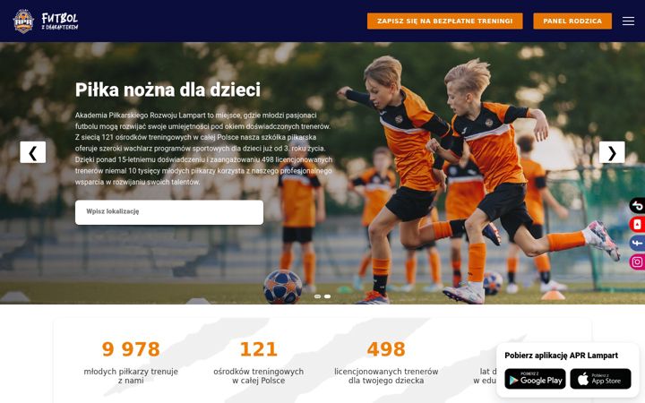 Screenshot of aprakademia.pl