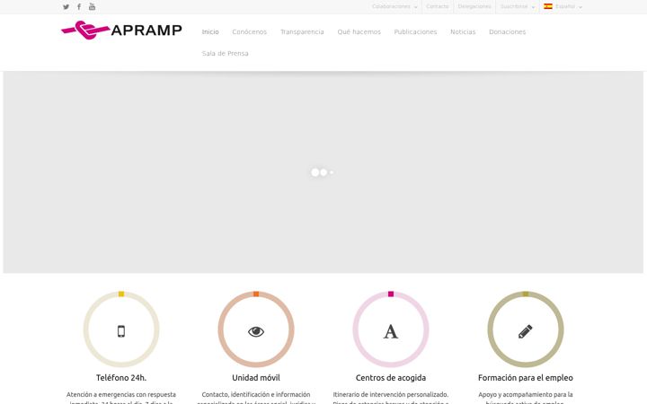 Screenshot ta' apramp.org