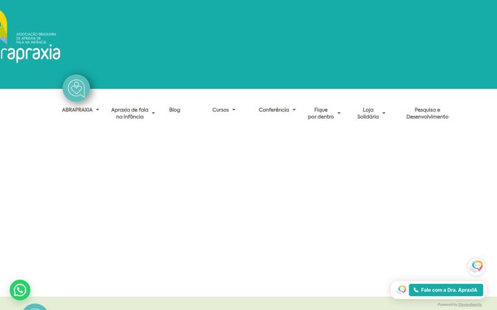Screenshot of apraxiabrasil.org
