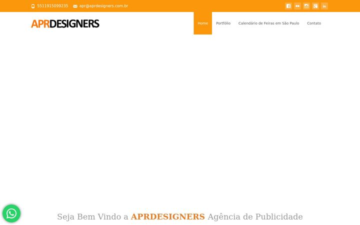 Snímek obrazovky aprdesigners.com.br