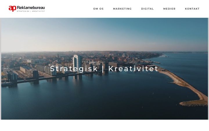 Screenshot of apreklame.dk
