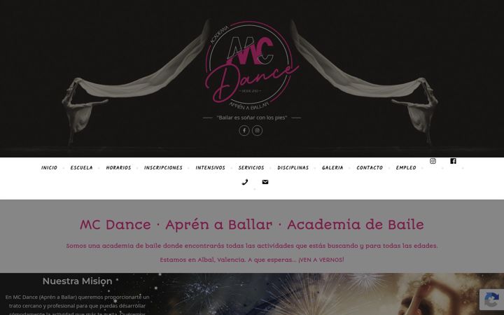 Screenshot of aprenaballar.com