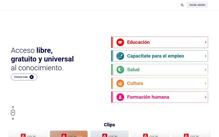 Screenshot of aprende.org