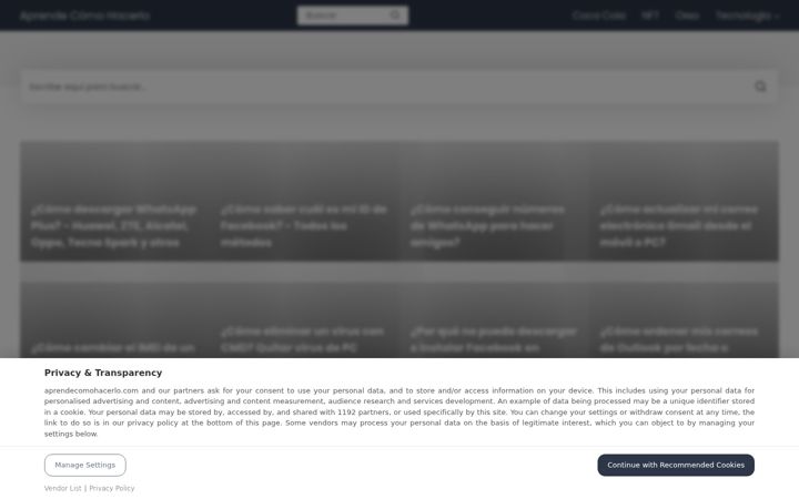 Screenshot of aprendecomohacerlo.com