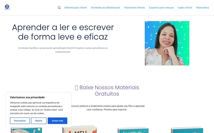 Screenshot stránky aprendemas.com.br