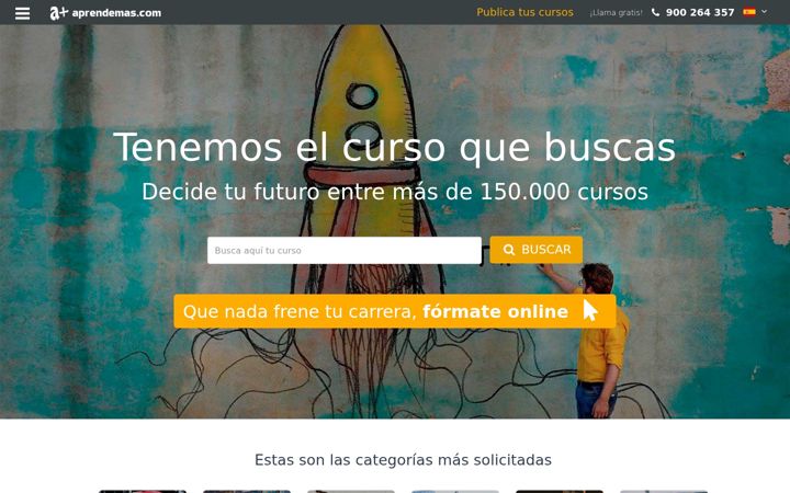 Screenshot of aprendemas.com