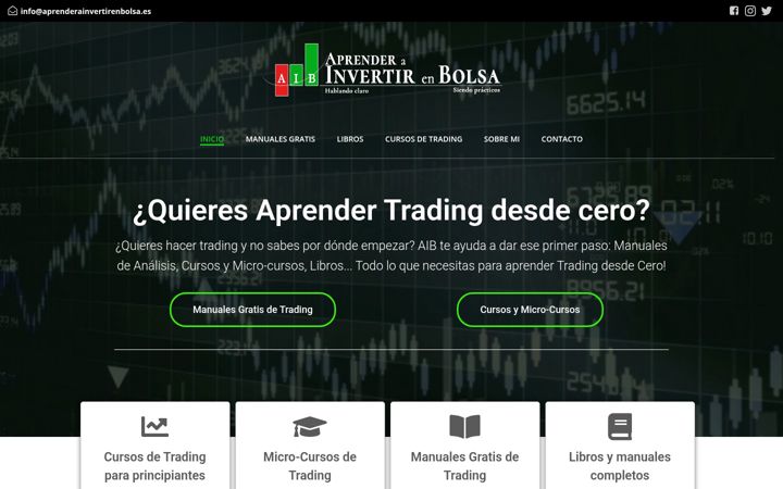 Ekraanipilt saidist aprenderainvertirenbolsa.es