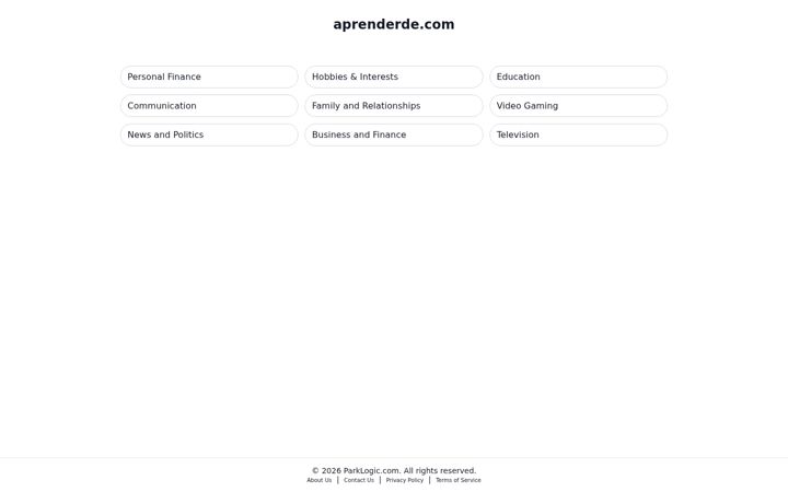 Screenshot of aprenderde.com