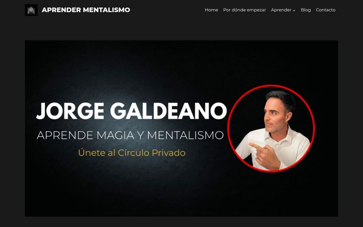 Screenshot of aprendermentalismo.com