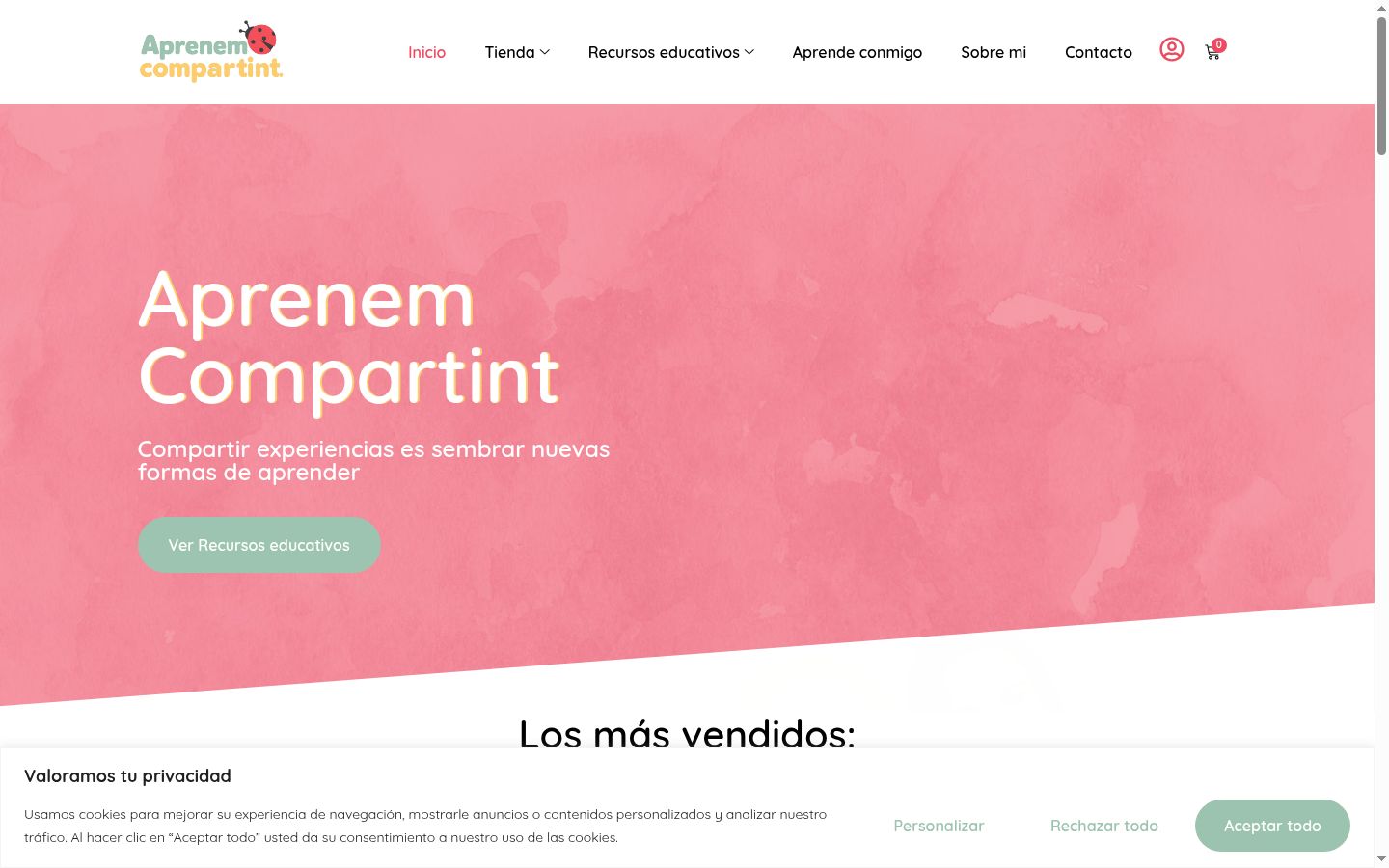 Screenshot tal-banner tal-kunsens muri qabel kwalunkwe interazzjoni