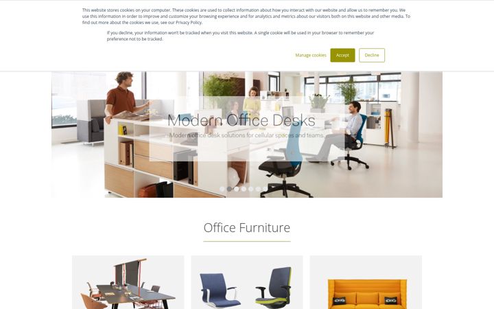 Screenshot of apresfurniture.co.uk