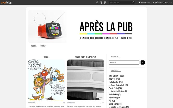 Screenshot of apreslapub.fr