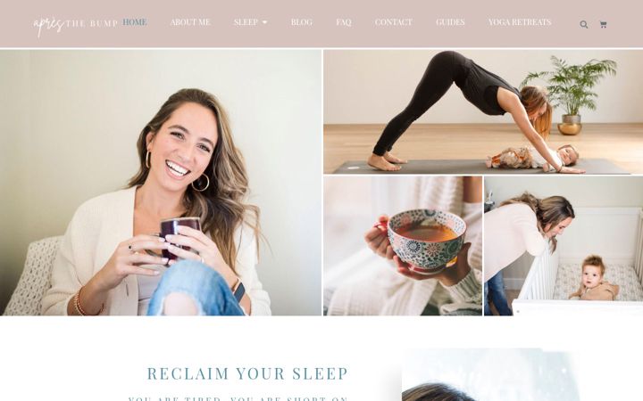 Screenshot of apresthebump.com