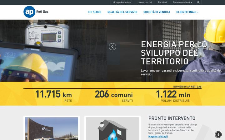 Screenshot of apretigas.it