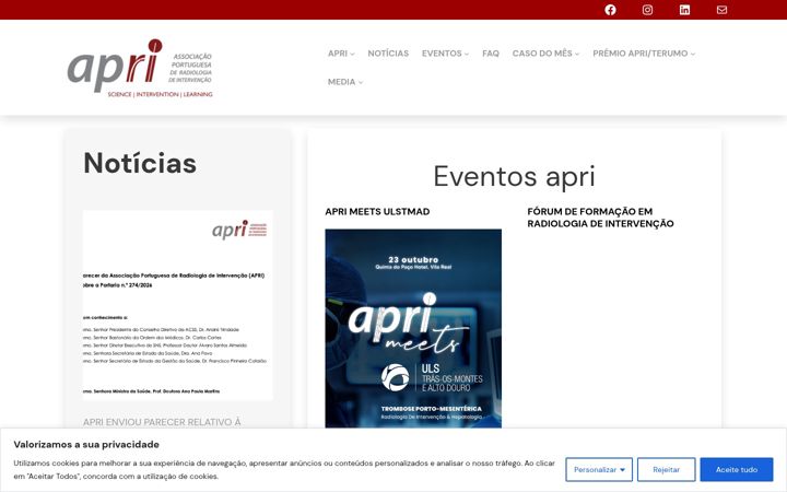 Skjermbilde av apri.org.pt