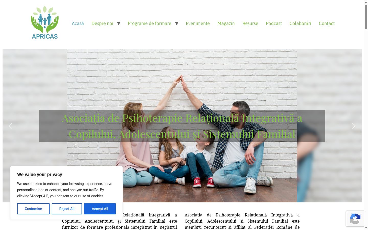 Snimka zaslona bannera za privolu prikazanog prije bilo kakve interakcije