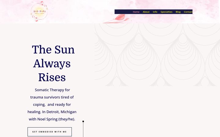 Screenshot of apricityabounding.com