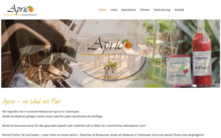 Screenshot of aprico.at