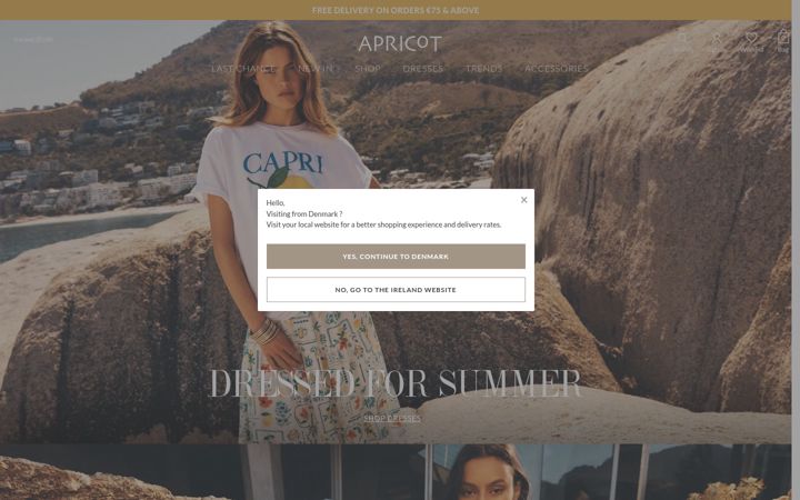 Screenshot of apricotonline.com