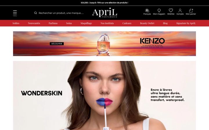 Screenshot of april-beauty.be
