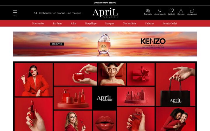 Screenshot of april-beauty.lu
