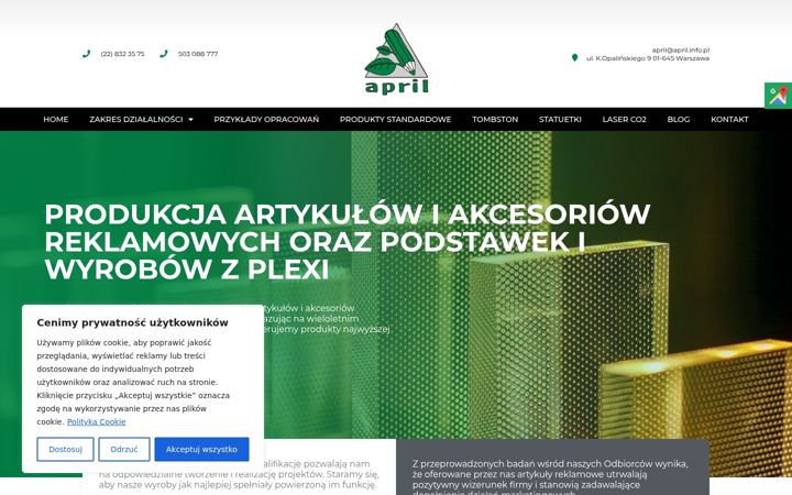 Screenshot of april.info.pl
