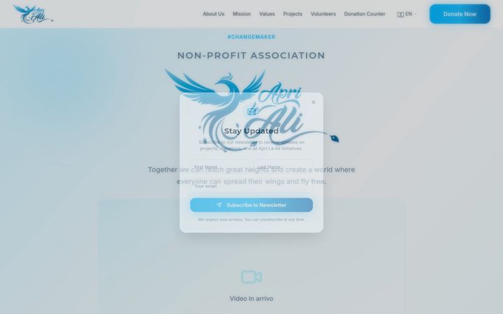 Screenshot of aprileali.org
