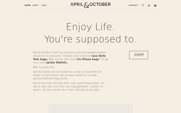 Screenshot ta' apriloctober.com