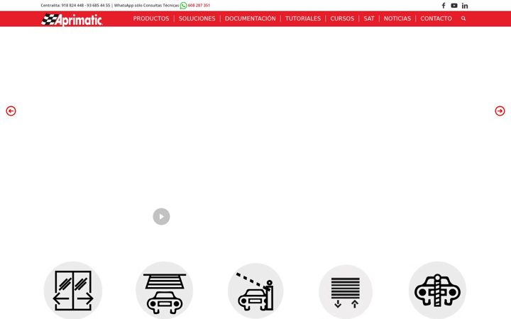 Snímek obrazovky aprimatic.es