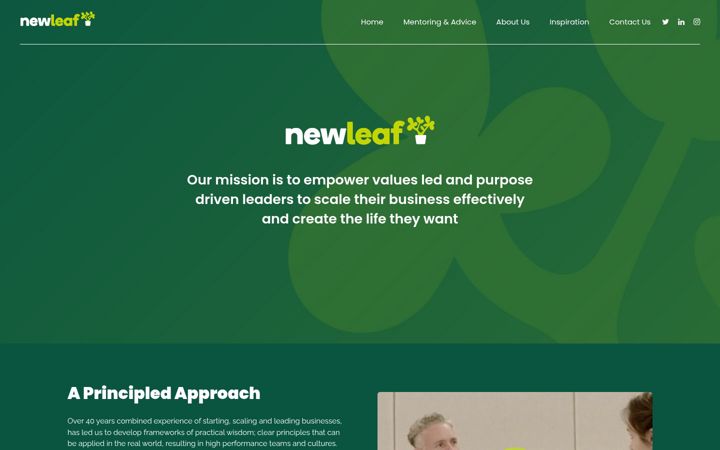 Screenshot of aprincipledapproach.com