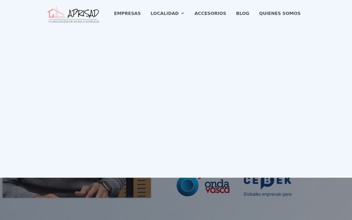 Ekrano kopija aprisad.com