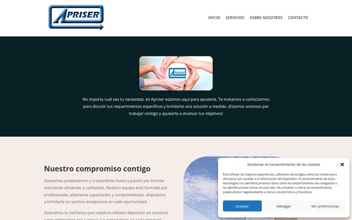 Screenshot of apriservicios.com