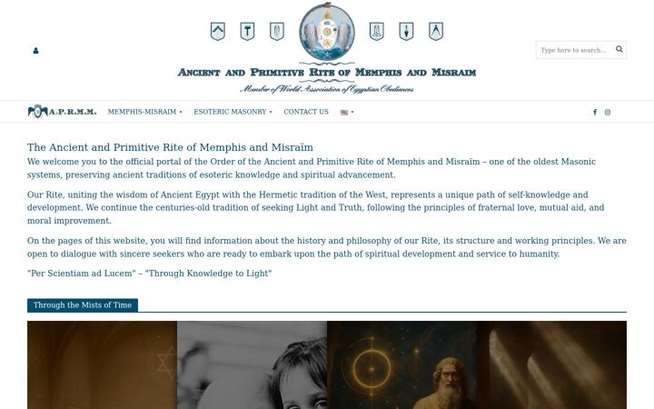 Screenshot of aprmm.info