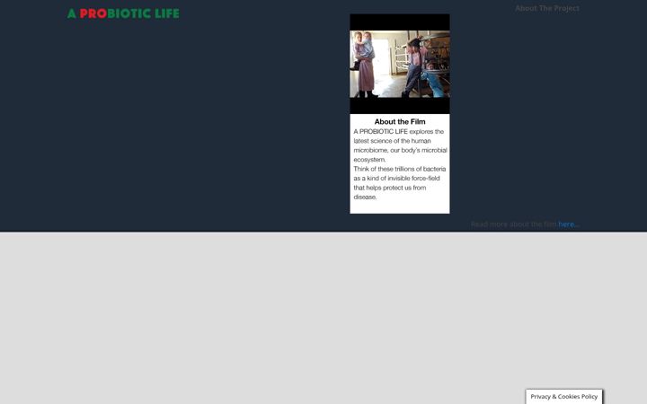 Snímek obrazovky aprobioticlife.com