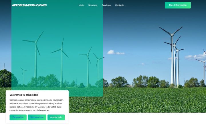 Screenshot of aproblemassoluciones.net