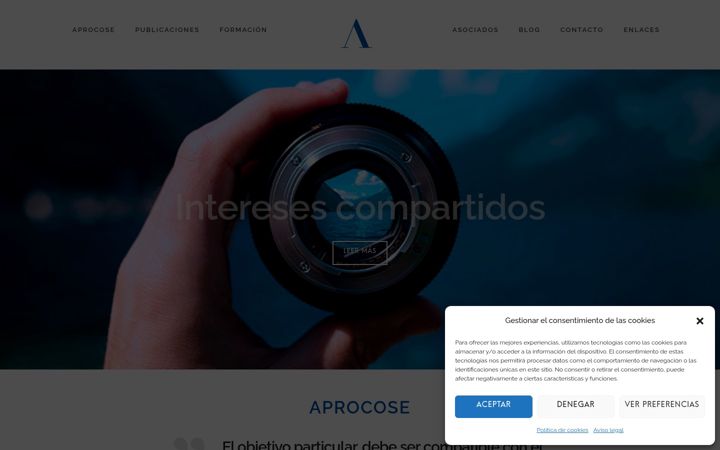 Screenshot of aprocose.es