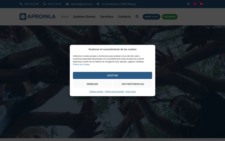 Screenshot of aproinla.org