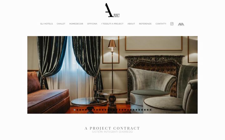 Screenshot ta' aprojectcontract.com