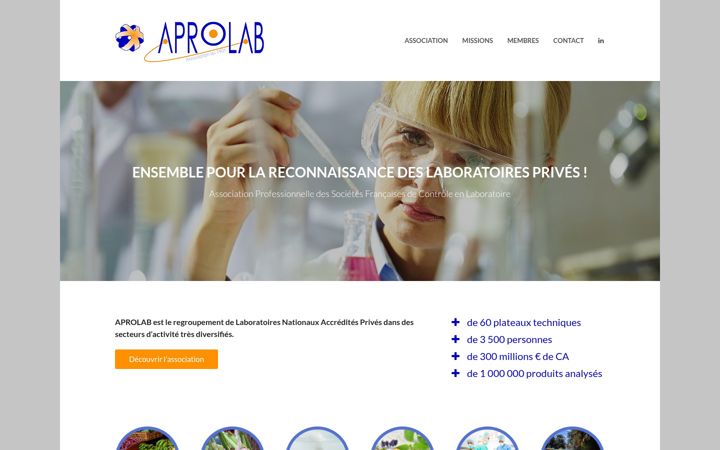 Screenshot of aprolab-asso.fr