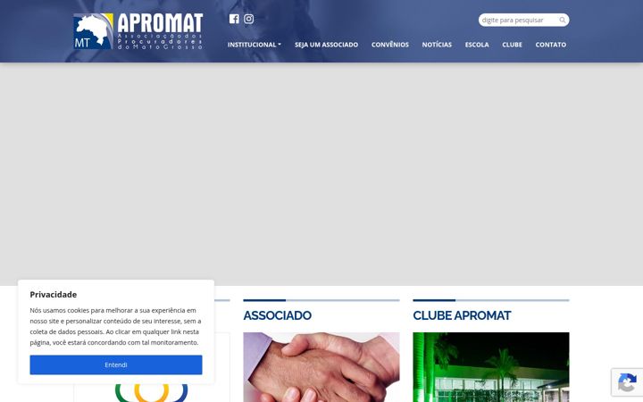 Screenshot ta' apromat.org.br