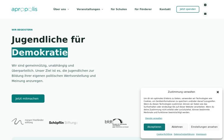 Screenshot of apropolis.org