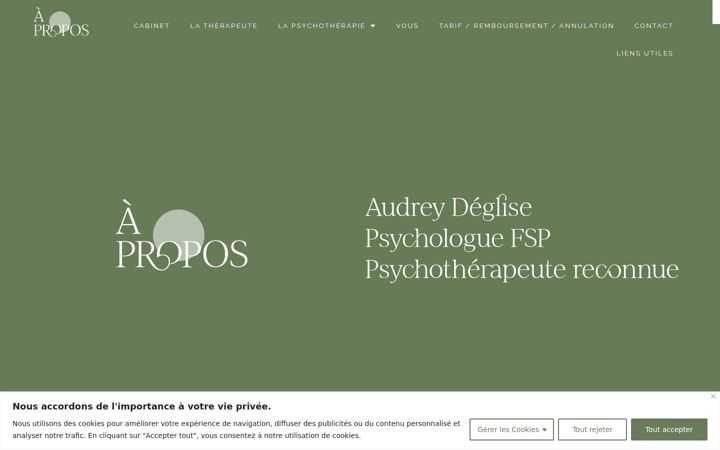Screenshot of apropos-psychotherapie.ch