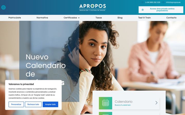 Screenshot von apropos.es