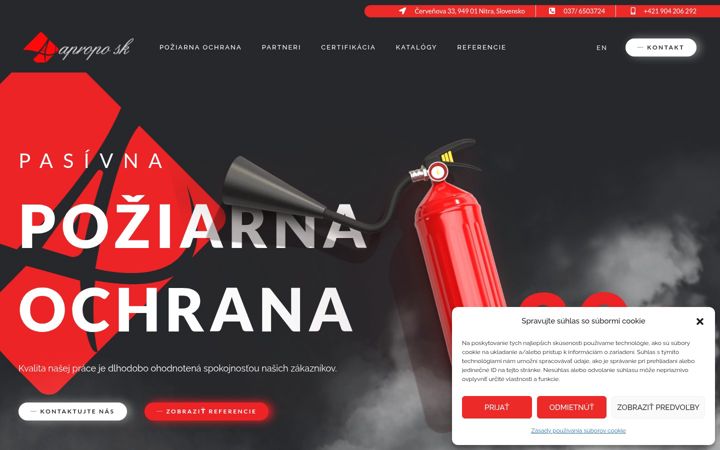 Screenshot of aproposk.sk