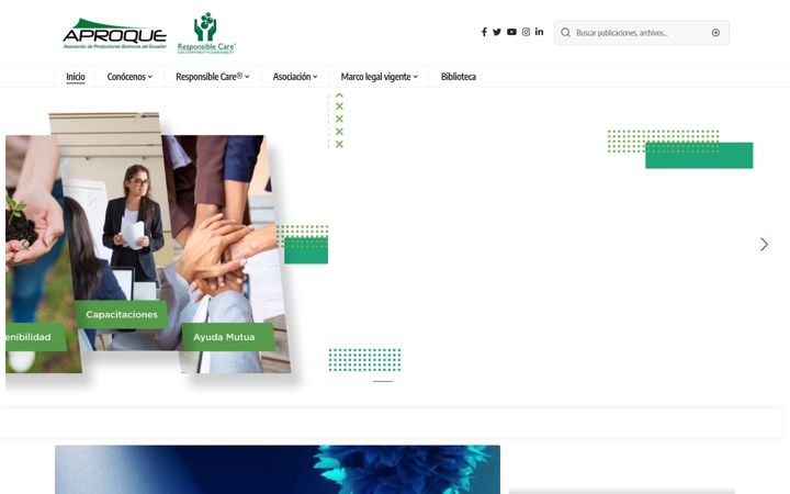 Screenshot von aproque.com