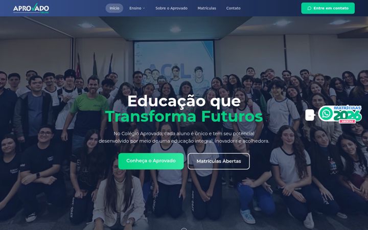 Screenshot of aprovadolimeira.com.br