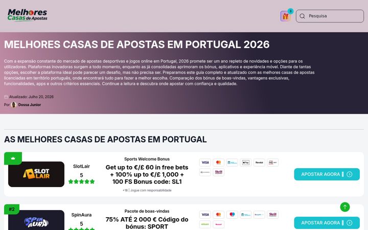 Screenshot of aprovaporsi.pt