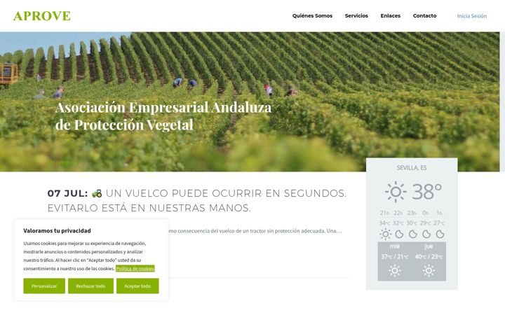 Screenshot of aprove.es