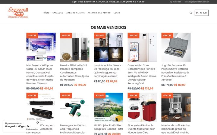 Skærmbillede af aproveitem.com.br